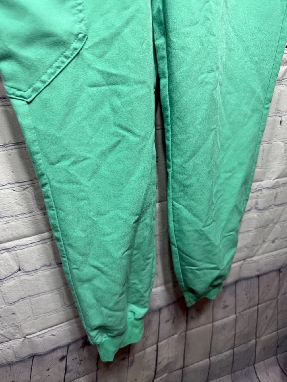 Figs Womens Uman High-Rise Jogger Scrub Pant Green Blue Sz S Nurse Medical - Picture 3 of 7